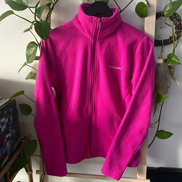 Columbia Sweaters - Pink Columbia Fleece Sweater